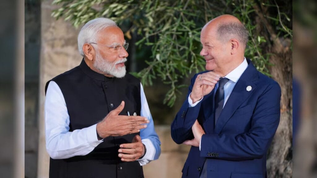 Chancellor Olaf Scholz begins his three-day visit to India today.