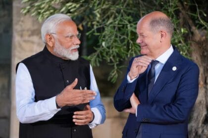 Chancellor Olaf Scholz begins his three-day visit to India today.