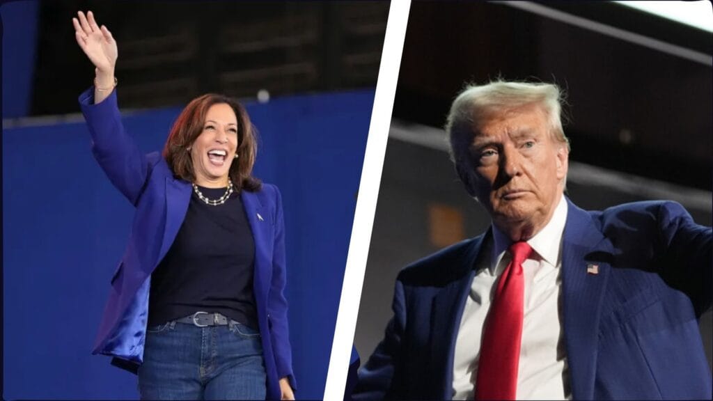 Former President Donald Trump, the Republican presidential nominee, and Vice President Kamala Harris, the Democratic presidential nominee.