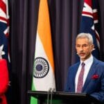 Canberra: External Affairs Minister S. Jaishankar engages in discussions with Australian Foreign Minister Penny Wong at the 15th India-Australia Foreign Ministers’ Framework Dialogue.