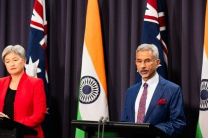 Canberra: External Affairs Minister S. Jaishankar engages in discussions with Australian Foreign Minister Penny Wong at the 15th India-Australia Foreign Ministers’ Framework Dialogue.