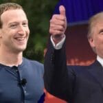 Mark Zuckerberg and Donald Trump