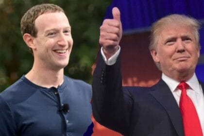 Mark Zuckerberg and Donald Trump