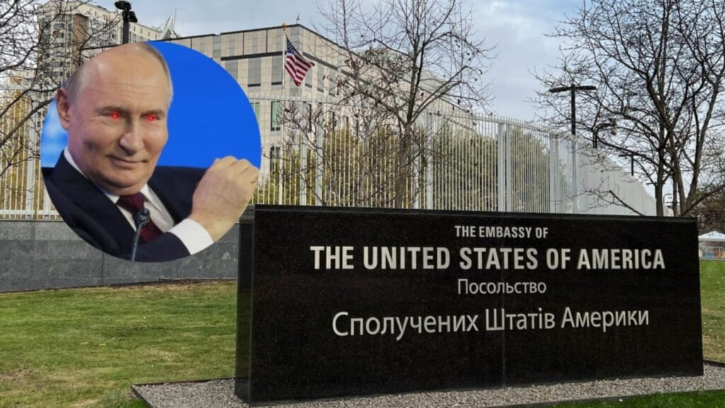 US Embassy in Kyiv shuts down temporarily over potential airstrike threat.