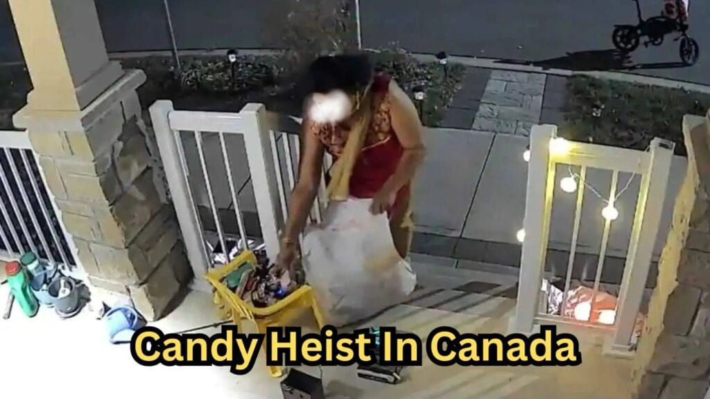 A woman in Canada took Halloween candy that was intended for children.