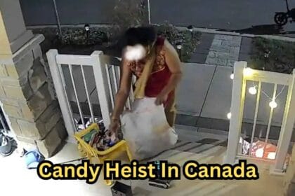 A woman in Canada took Halloween candy that was intended for children.