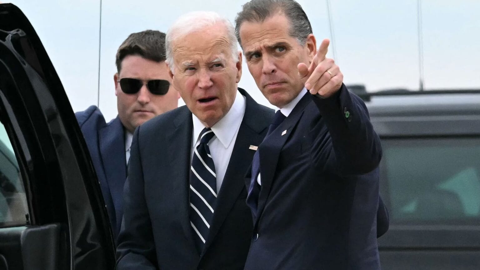 US President Joe Biden with Son Hunter Biden