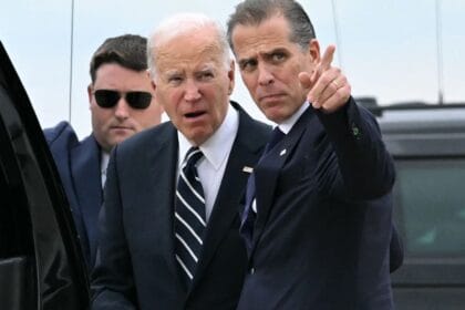 US President Joe Biden with Son Hunter Biden