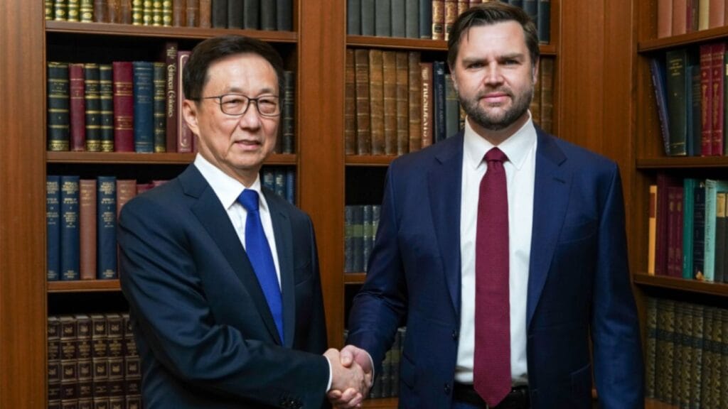 US Vice President-elect JD Vance met Chinese Vice President Han Zheng on Sunday