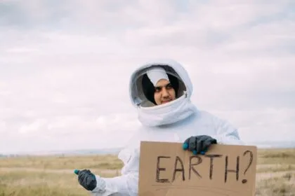 Earth's hitchhiking astronaut